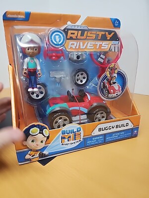 Rusty Rivets Buggy Build Vehicle & Figure Set-Brand New