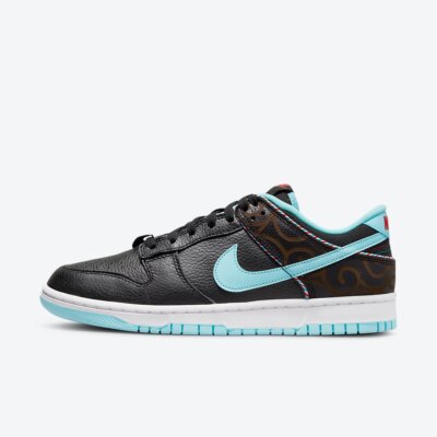 Nike Dunk Low Retro SE Black Copa Teal Blue Chile Red DH7614-001