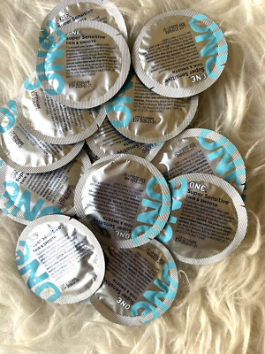 ONE Super Sensitive Thin & Smooth Condoms Lubricated Latex | 20 Pack