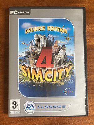Sim City 4 Deluxe Edition Spiel (Klassiker) PC 2 Disc EA Spiele Maxis Simcity