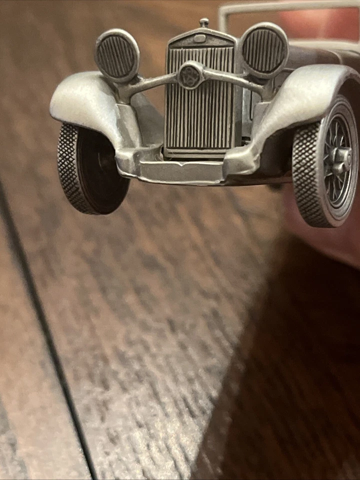 Figura modelo coche antiguo 1/43 The Danbury Mint peltre 1932 Delage Cabriolet Foto 2 de 4