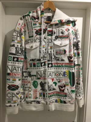 Enyce Hoodie African Nations Kapuzenjacke Vintage Super RARE Hoody Hip Hop