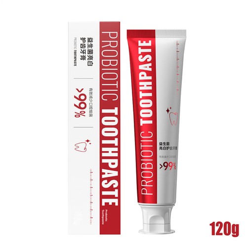 Ultra Whitening Probiotic Toothpaste - Deep Cleaning Care, Fresh Breath 120g - Picture 2 of 12
