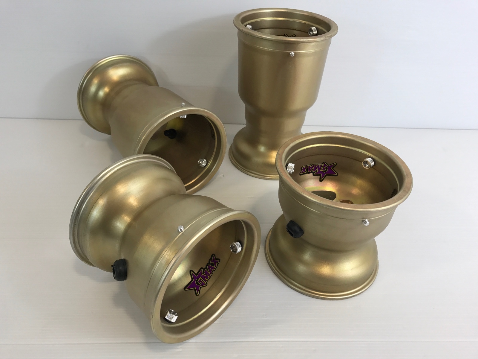 NEW KART GMAX FULL MAG MAGNESIUM WHEELS / 132 212MM ROTAX X30 TONY