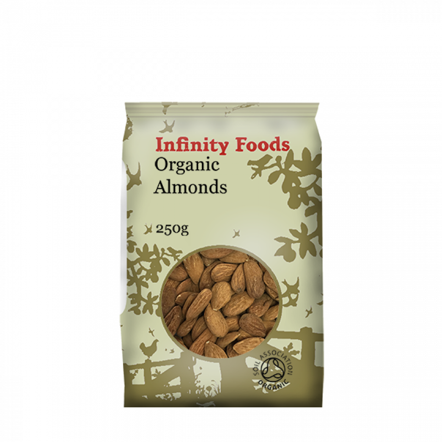 Infinity Foods Organic Almonds 250g