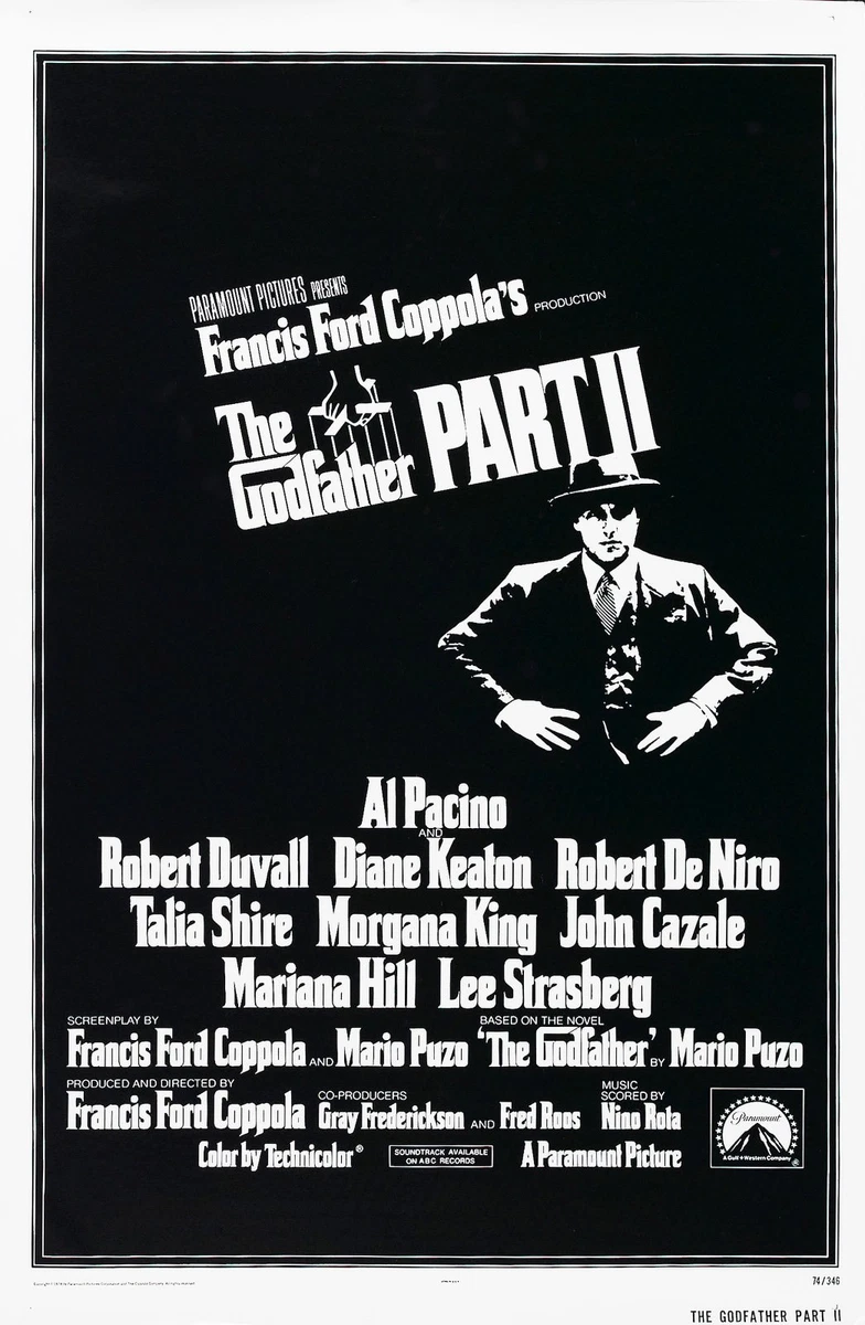 25+ Godfather Movie Poster Memorabilia Original US Posters (1970
