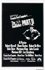 THE GODFATHER PART II (1974) ORIGINAL MOVIE POSTER RE-RELEASE 1980  -   ROLLED