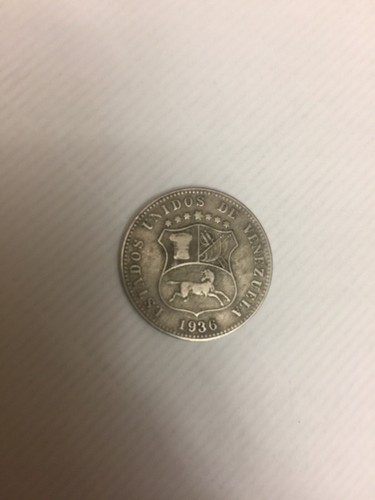 1936 Venezuela 12 1/2 Centimos Coin. Beautiful Coin. - Picture 2 of 12