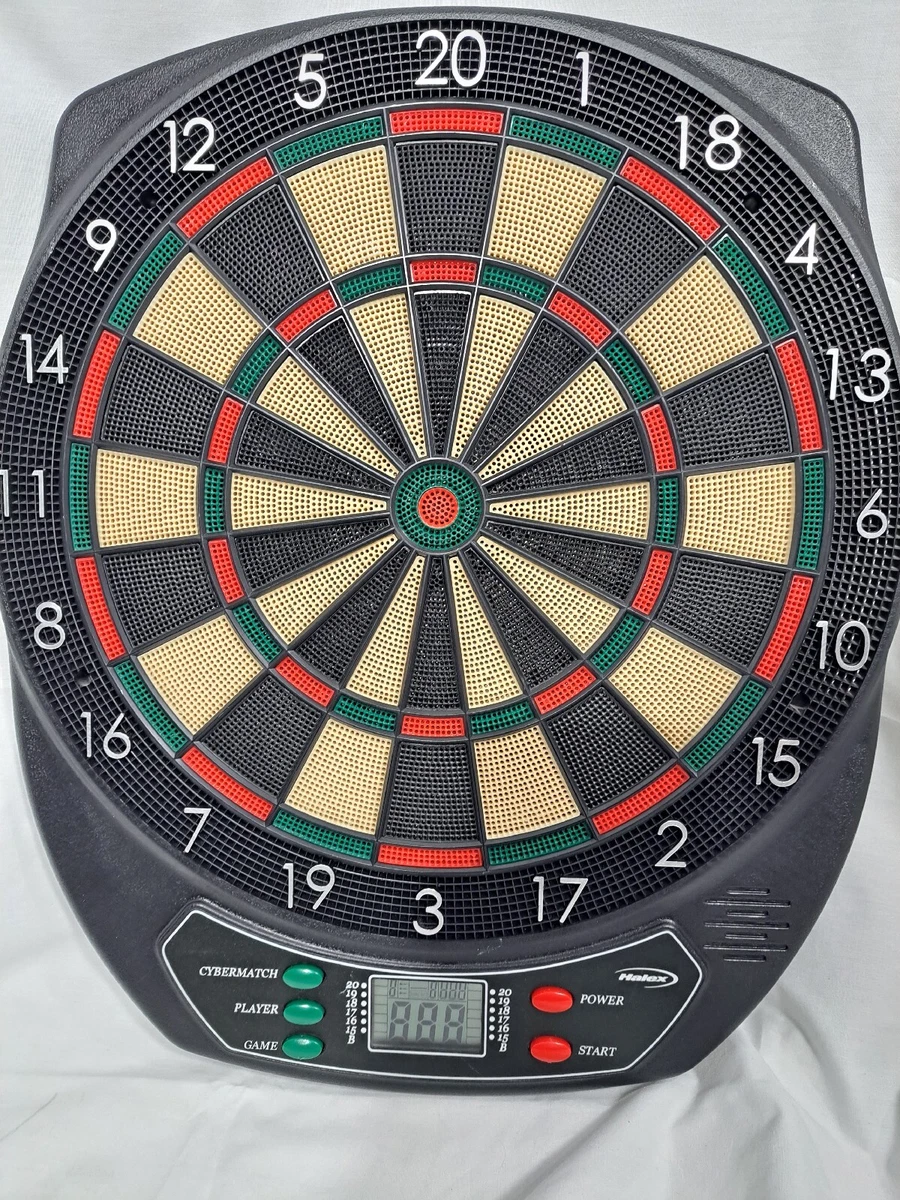Halex Electronic Battery operated Dartboard Game Darts Working Vtg Board Only