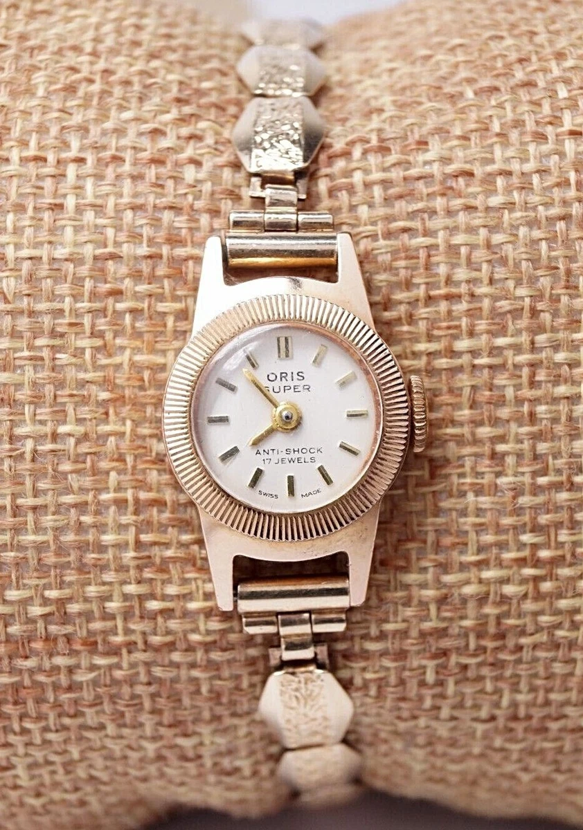 Oris Super Ladies Gold Plated Watch eBay