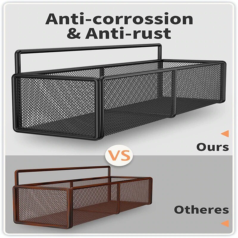 Shower Caddy Shelf Accessories Modern Matte Black Bathroom Corner