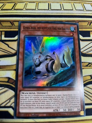 Yugioh Gizmek Inaba, der hoppelnde Hase von Hakuto Super Rare DAMA-DE015