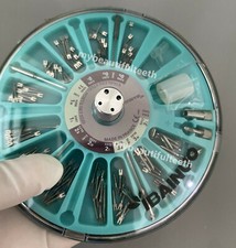 1Box Dental Root Canal Pins Conical Screw Post Stainless Steel Posts Core Reamer