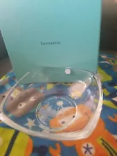 TIFFANY AND CO LARGE MODERN CENTER BOWL MADISON SQUARE GARDEN COMPANY CELEBRAT