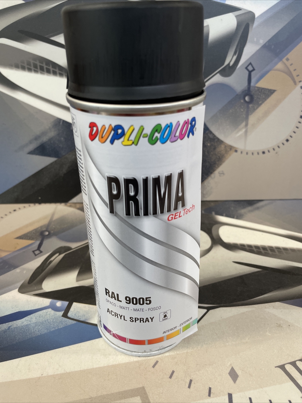 prima Sprücklack Ral9006 400 Ml tiefschwarz matt online kaufen | eBay
