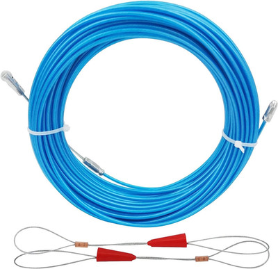 30M Fish Tape Steel Core Cable Puller Electrical Wire Fish Tape Running Cable Fa