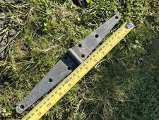 Vintage Old Barn / Gate Strap Hinge - Heavy Duty - Galvanized with partial rust