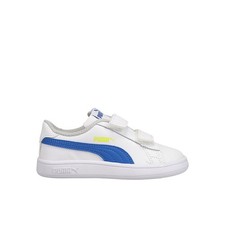 PUMA Smash V2 Leather Toddler Boys Blue, White Sneakers Casual Shoes 365174-33