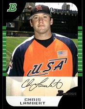 Chris Lambert 2005 Bowman Draft Picks & Prospects #BDP125 Cardinals MLB READ
