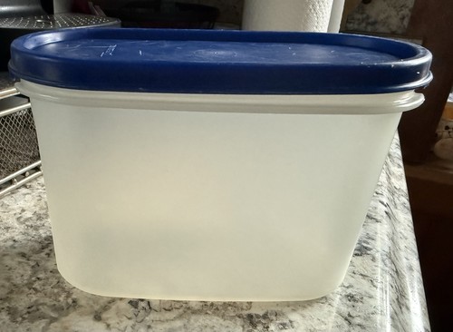Tupperware Modular Mates Oval #2 - 4.75 Cup - #1612 - #1616 Blue Seal