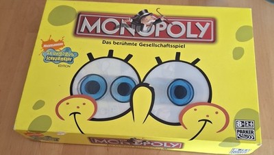 MONOPOLY - SPONGEBOB SCHWAMMKOPF EDITION- 2006 - vollständig - TOP ZUSTAND