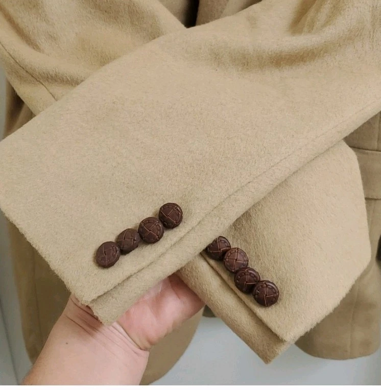 Blazer masculino vintage Lanvin Boyd's Philadelphia 100% cabelo de camelo - Imagem 4 de 4