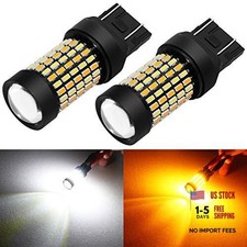 Super Bright White Amber Dual Color Switchback 7443 7443na 7444 7444na LED