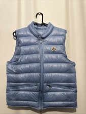 Gilet Moncler Gui bambino blu uomo piccolo
