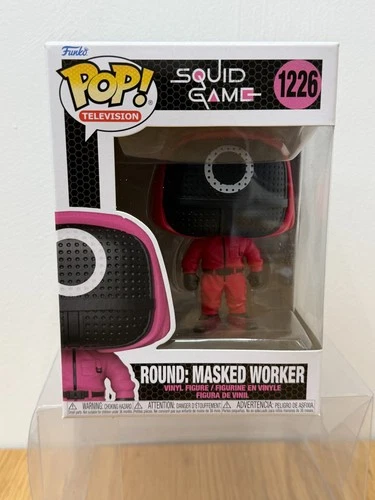 Funko Pop! Television Squid Game 1226 Round: Masked Worker + FREE PROTECTOR