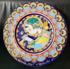 Rosenthal Weihnachtsteller 1976 Engel mit Trompete Bj&ouml;rn Wiinblad