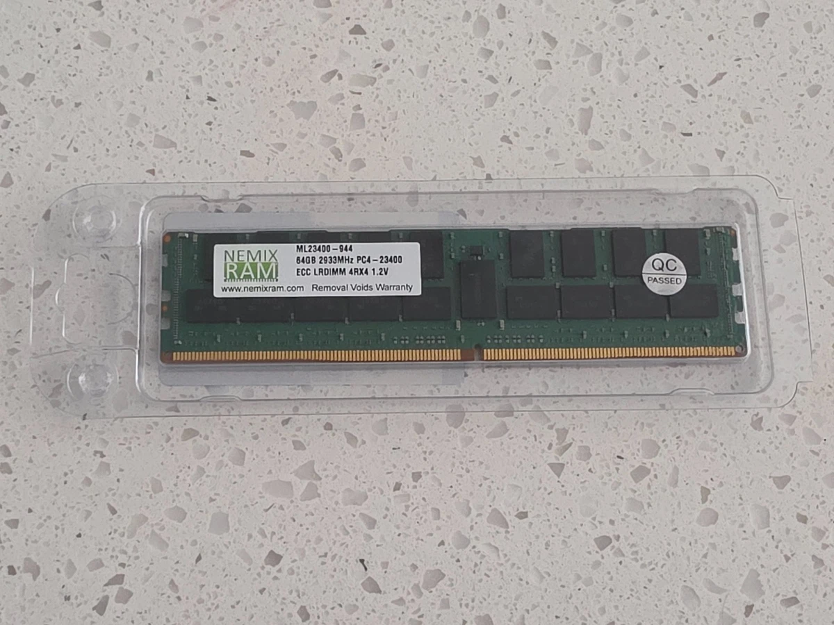 LRDIMM Computer RAM 64 GB Total Capacity 1 Modules for sale | eBay