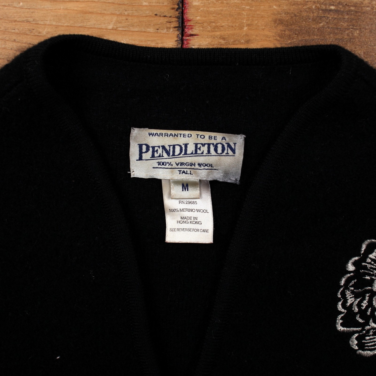 Vintage Pendleton Shacket Jacket M 90s Embroidere… - image 3