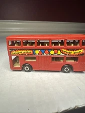 Vintage Lesney Matchbox Toy Car No. 17 Superfast Londoner Double Decker Bus