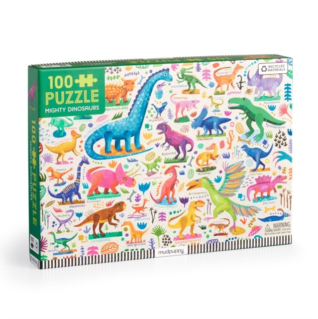 Mighty Dinosaurs 100 Piece Puzzle by Mudpuppy (Jigsaw)