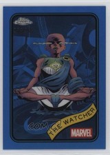 2025 Topps Chrome Marvel Comics Blue Refractor 94/299 The Watcher #28 1ow4