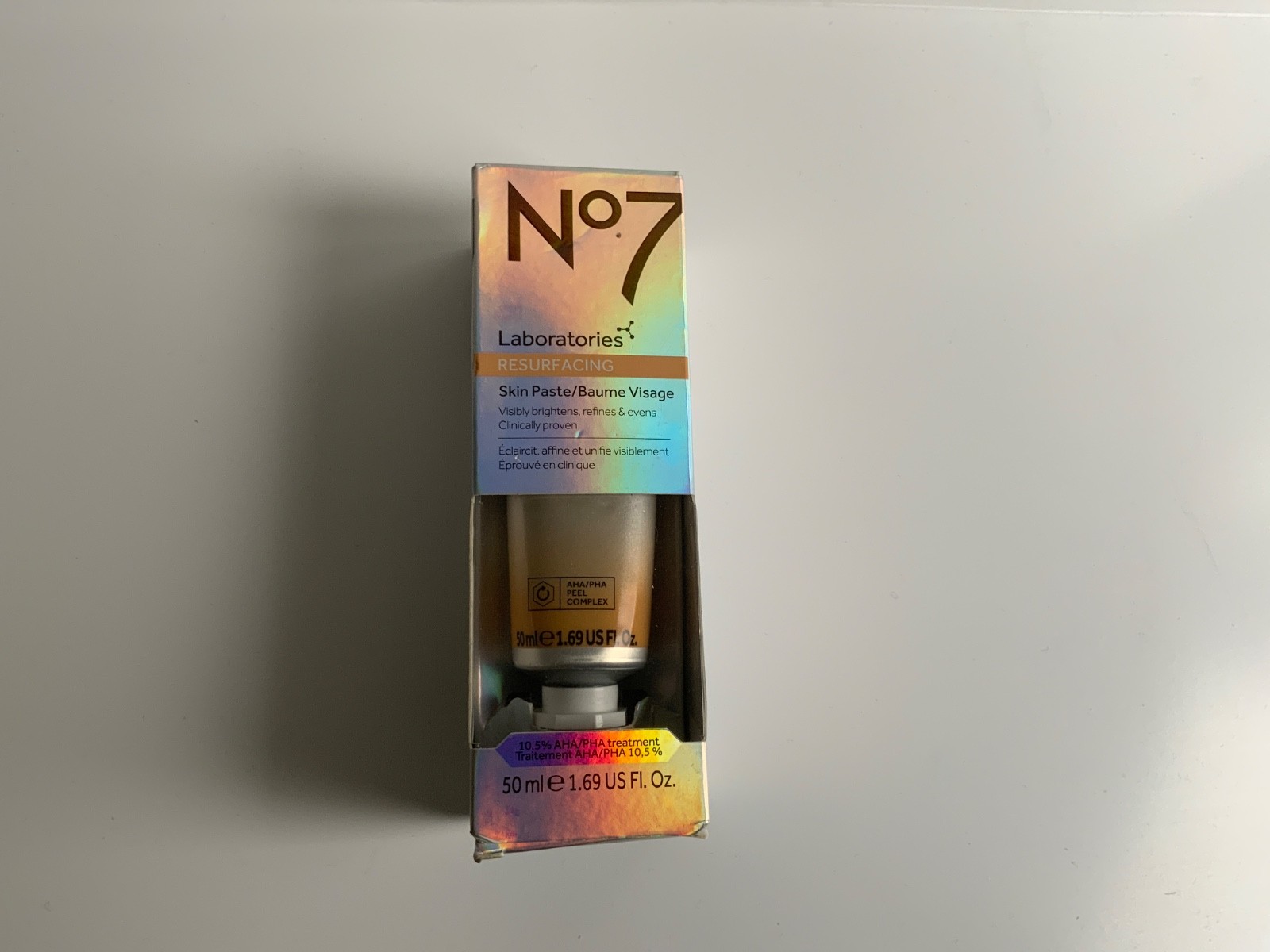 No7 LABORATORIES RE-SURFACING SKIN PASTE 50ml - New In Box