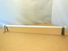 VTG 16 1/2" MILK GLASS TOWEL ROD WITH ORIGINAL METAL WALL BRACKETS VGC!!