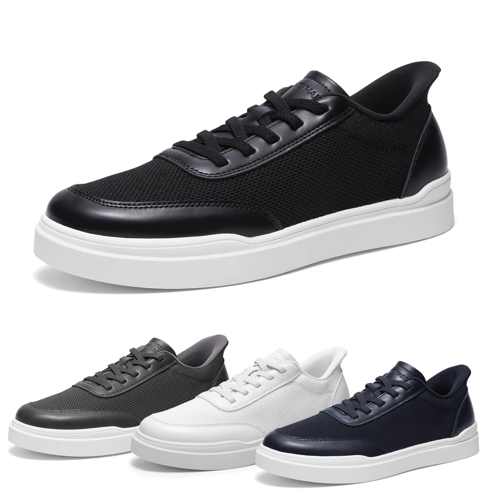 Sapatos sociais casuais masculinos confortáveis leves Bruno Marc