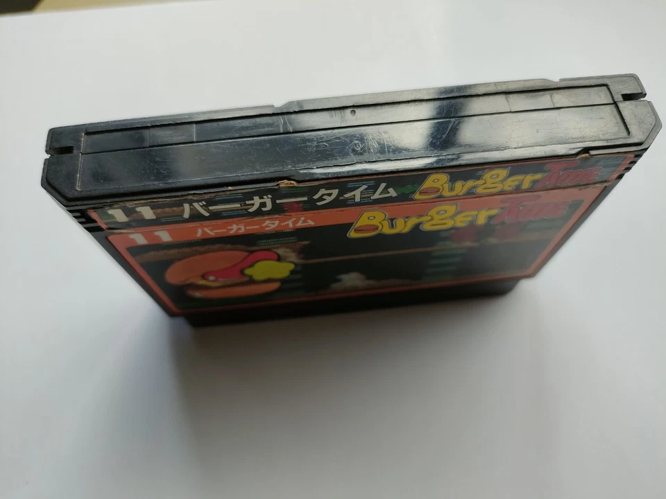 Burger Time 1985 Famicom CLEANED & TESTED Works namcot  Nintendo - Image 3 of 4