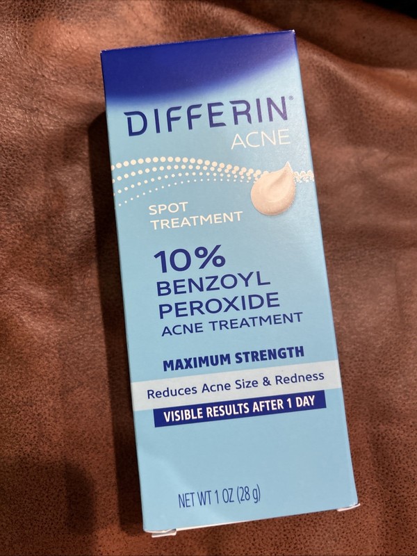 Differin Acne Spot Treatment with 10% Benzoyl Per, Maximum Strength - 02/2028