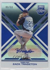 2016 Panini Elite Extra Edition Aspirations Blue 3/50 Zack Trageton Auto 0g4