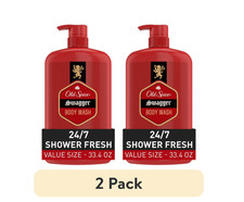 Old Spice Swagger, Body Wash for Men, 33.4 fl oz, 2pk 0.88 per gallon