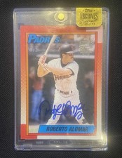 2015 Topps Archives ROBERTO ALOMAR AUTO 1/1 1990 Autograph SP SSP