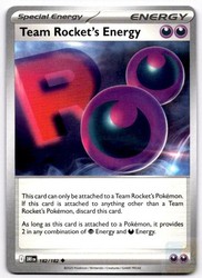 Team Rocket's Energy 182/182 Destined Rivals Uncommon