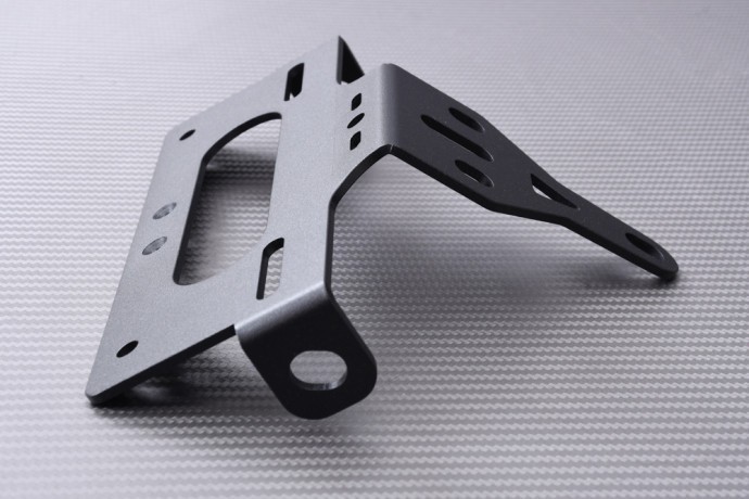 Support de plaque d'immatriculation CFMOTO 450 SR-R en aluminium CNC premium