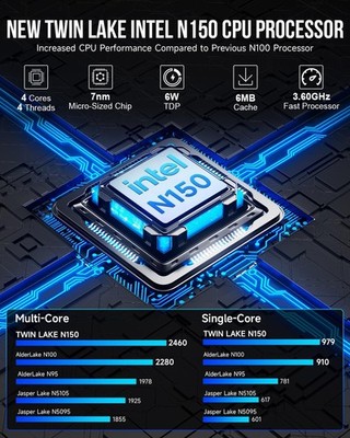 GMKtec G3 plus ミニPC Intel N150 16GB GMKtec G3 Plus Mini PC Intel Twin Lake N150 3.6GHz 16GB RAM 512GB