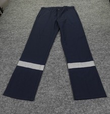 Workrite Nomex FR Pants Mens 38x35 Blue Reflective Arc Rating 6.0 ATPV Workwear