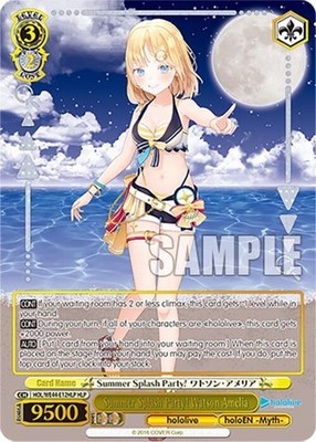 [EN] Watson Amelia Weiss Schwarz hololive Summer Collection HOL/WE44-E12HLP