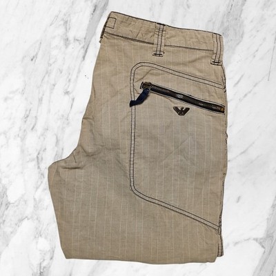 AJ Armani Herren Jeans Taschen Zip Cargo Frühling Hose Gr. 36 W36 / 50 DEU 