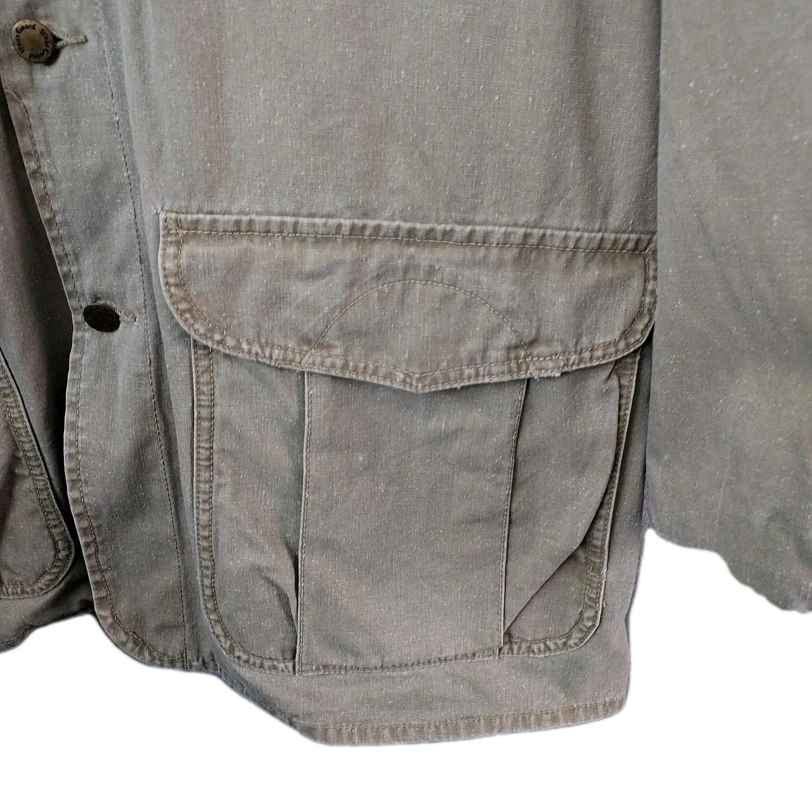 Gary Nesse Missoula Montana Ranch Chore Jacket Men's Size XL Cotton Unlined image 5